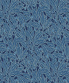 Etten Studios Wallpaper Leaf and Berry Marine Blue ET12812