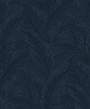 Etten Studios Wallpaper Gulf Tropical Leaves Navy Blue ET13002