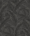 Etten Studios Wallpaper Gulf Tropical Leaves Slate Grey ET13008
