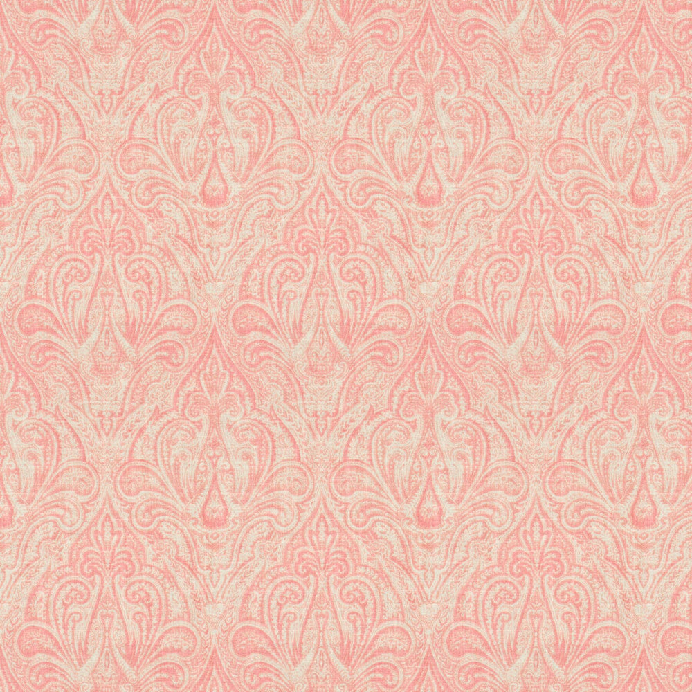 Etching 1 Flamingo by Stout Designer Fabric RAINBOW LIBRARY BLUSH/SORBET 45%SVI 55%LIN USA FLAME RETARDANT-U.F.A.C. CLASS 1 CATB 117-2013 WYZENBEEK 15 000 DOUBLE RUB WEAR TEST (HEAVY DUTY) Horizontal: 9 and Vertical: 13.5 54 in - Swanky Fabrics -