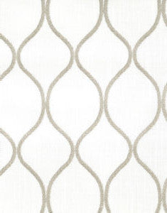 Ethan Beige by Norbar Designer Fabric GALLERY 77% COTTON 28% POLYESTER INDIA 4 3/4"V 2 3/4"H 53 - Swanky Fabrics -