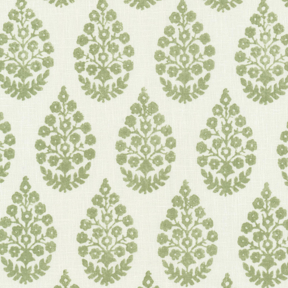 Euclid 1 Sage by Stout Designer Fabric RAINBOW LIBRARY SAGE/CYPRESS 68%POL 32%COT INDIA Horizontal: 3.375 and Vertical: 3.875 54 in - Swanky Fabrics -