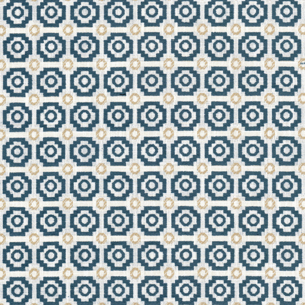 Evette 1 Regency by Stout Fabric Stout Fabric Evette 1 RegencyFabric GREAT IMPRESSIONS BLUE/SPA 90%POL 10%COT USA </p><p>Repeat: H: 1.875, V: 1.875 55 in - Fabric Carolina -