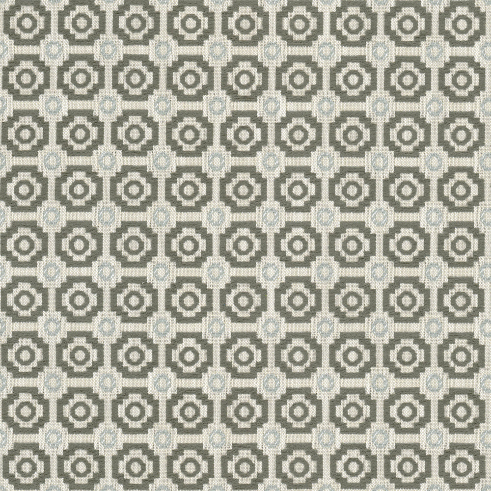 Evette 2 Grey by Stout Fabric Stout Fabric Evette 2 GreyFabric GREAT IMPRESSIONS GREEN/SPICE/NATURALS 90%POL 10%COT USA </p><p>Repeat: H: 1.875, V: 1.875 55 in - Fabric Carolina -