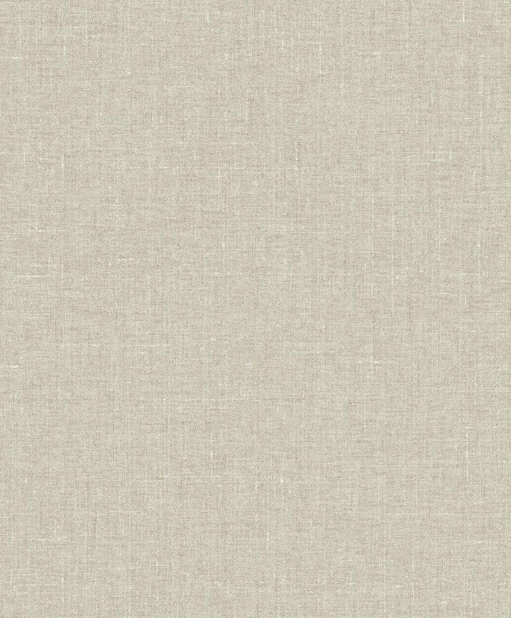 Abington Faux Linen Ocean Sand EW10105 by Seabrook Designs Designer Wallpaper