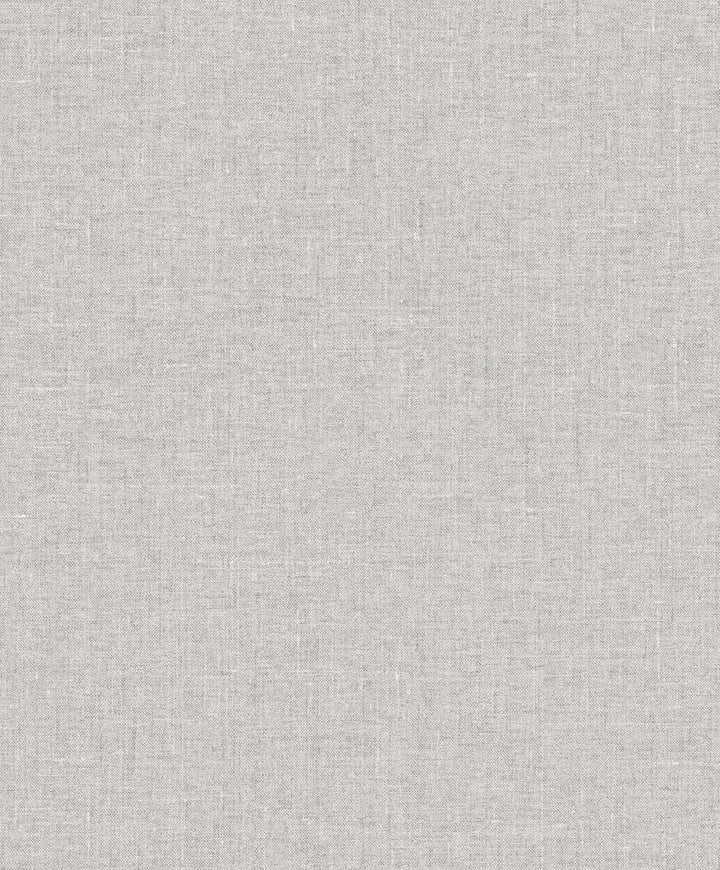 Abington Faux Linen Uniform Grey EW10118 by Seabrook Designs Designer Wallpaper