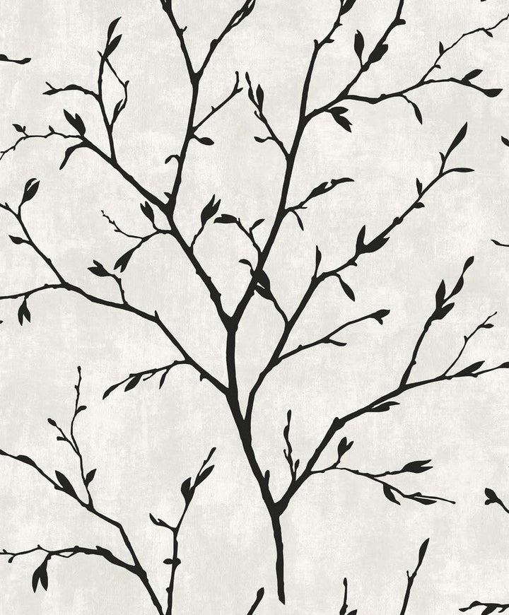 Avena Branches Contrast EW10200 by Seabrook Designs Designer Wallpaper
