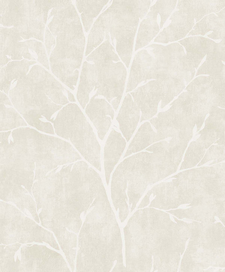 Avena Branches Soft Cream EW10205 by Seabrook Designs Designer Wallpaper