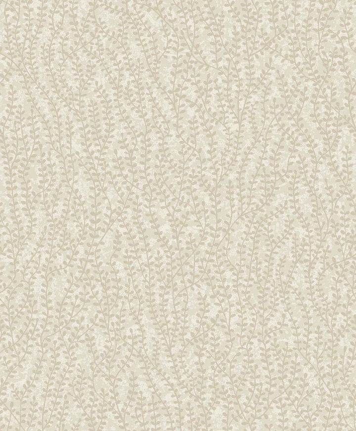 Seaweed Beaded Branches Organic Silk EW10607 by Seabrook Designs Designer Wallpaper