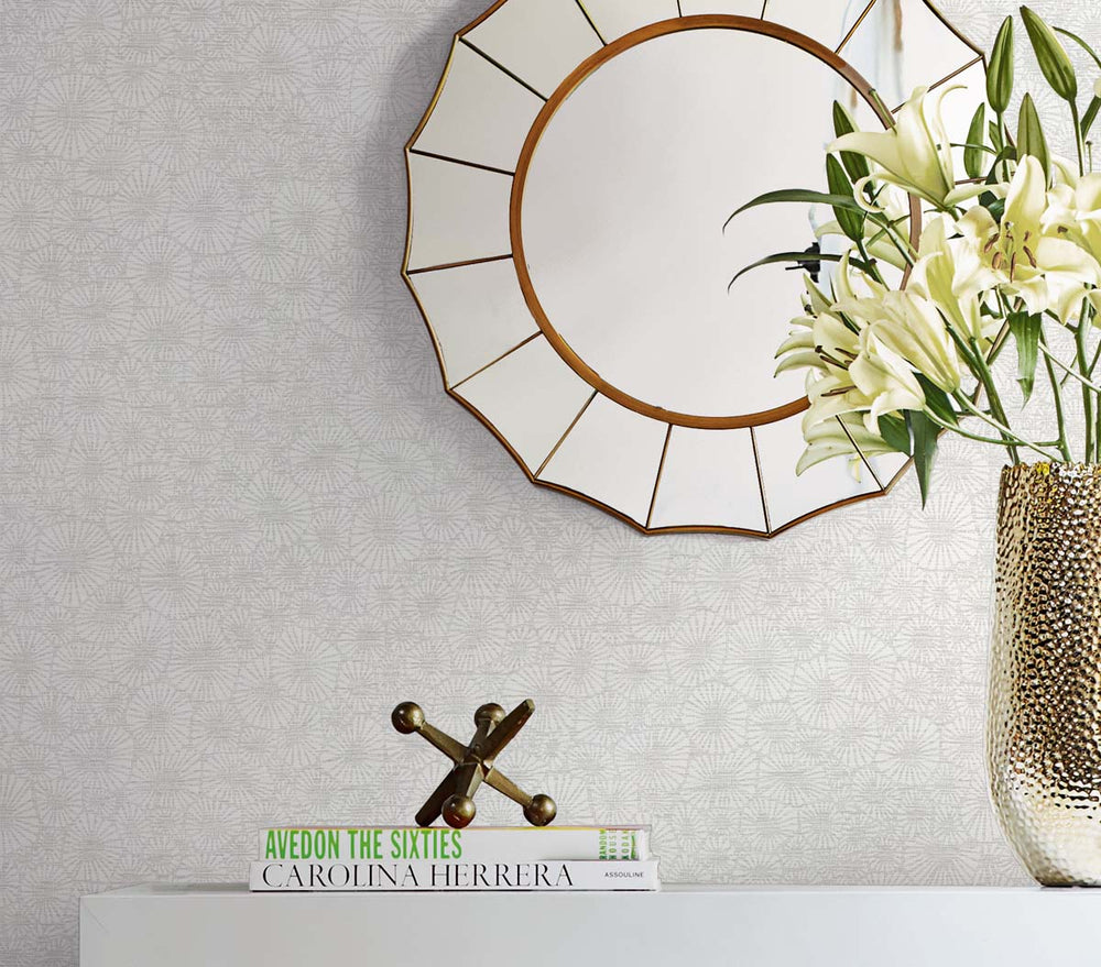 Windham Shells Pure Pearl EW10700 by Seabrook Designs Designer Wallpaper