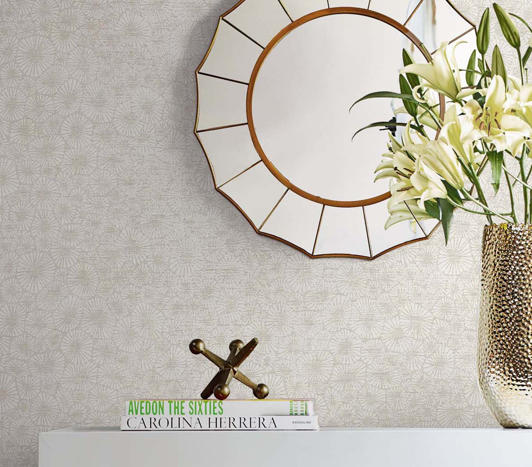 Windham Shells South Sea Pearl EW10705 by Seabrook Designs Designer Wallpaper