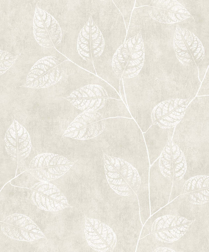 Branch Trail Silhouette Raw Linen EW10800 by Seabrook Designs Designer Wallpaper