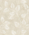 Seabrook Designs Wallpaper Branch Trail Silhouette Summer Sand EW10805