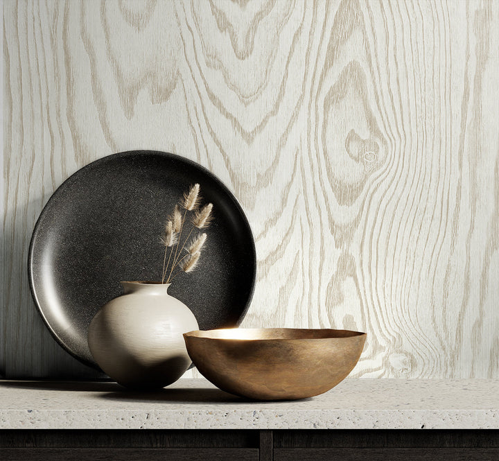 Kyoto Faux Woodgrain Scandi Wood EW11307 by Seabrook Designs Designer Wallpaper
