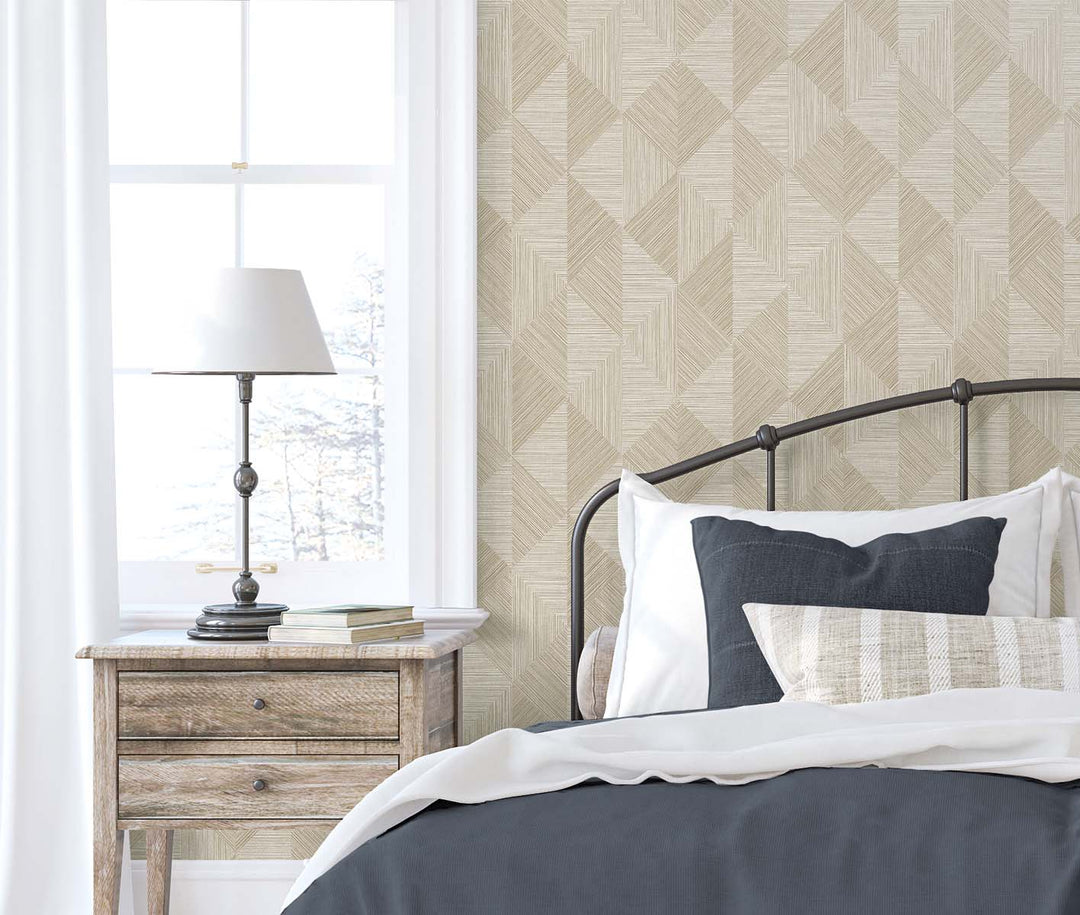 Diamond Inlay Sandy EW11705 by Seabrook Designs Designer Wallpaper
