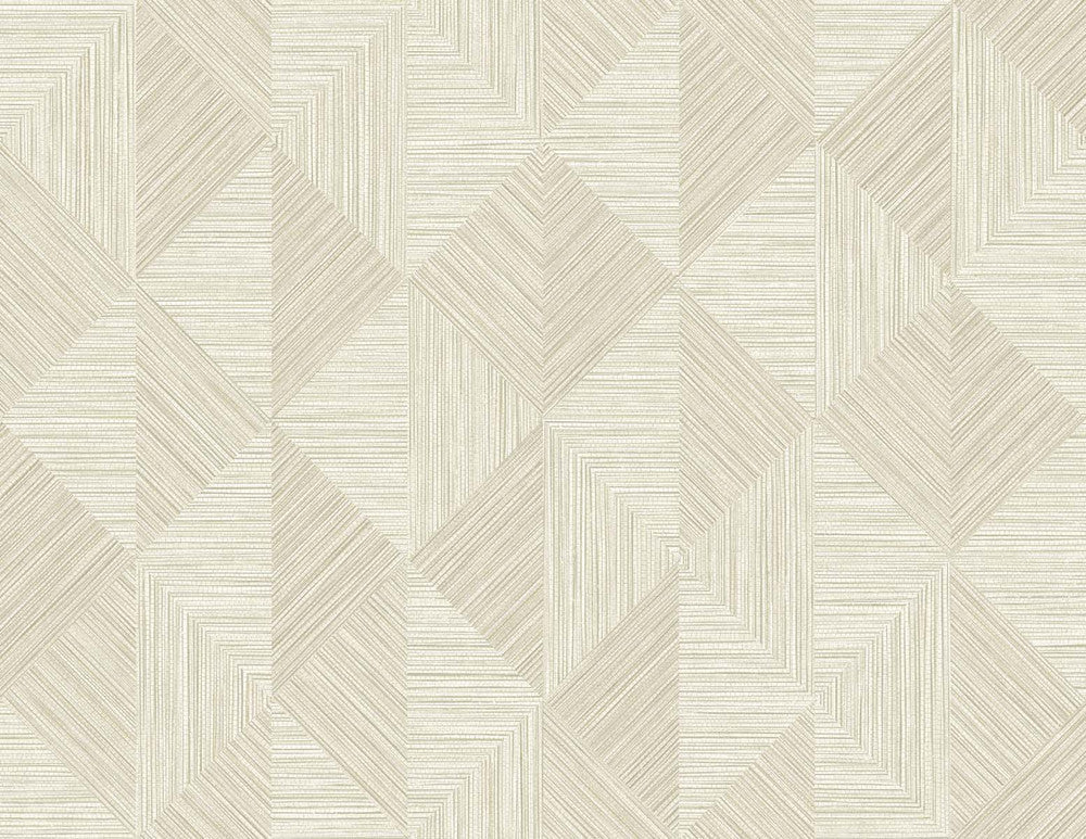 Diamond Inlay Beige EW11707 by Seabrook Designs Designer Wallpaper