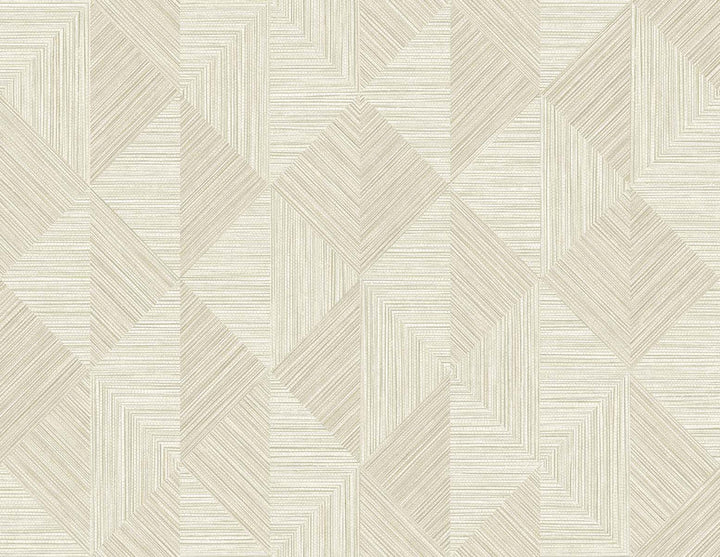 Diamond Inlay Beige EW11707 by Seabrook Designs Designer Wallpaper