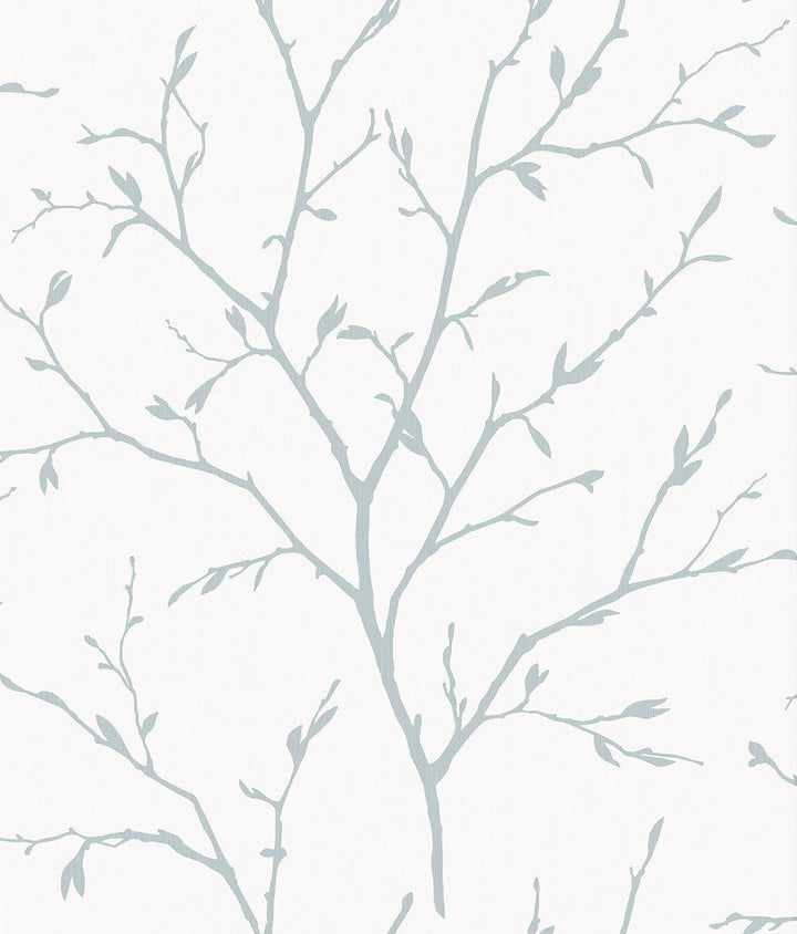 Branching Out Slate Blue EW11802 by Seabrook Designs Designer Wallpaper
