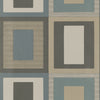 Threads Wallpaper Moro Teal/Indigo