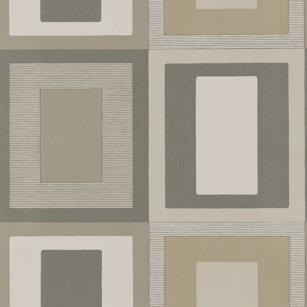 Moro Pebble by Threads Designer Wallcovering VINYL WALLPAPER COLLECTION I PAPER - 100% United Kingdom - Horizontal: 26.989 and Vertical: 30.0228 26.989 - Swanky Fabrics -