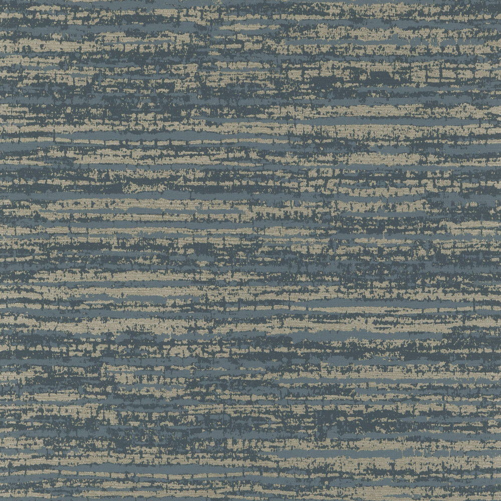 Renzo Indigo by Threads Designer Wallcovering VINYL WALLPAPER COLLECTION I PAPER - 100% United Kingdom - Horizontal: 20.488 and Vertical: 25.216 20.488 - Swanky Fabrics -