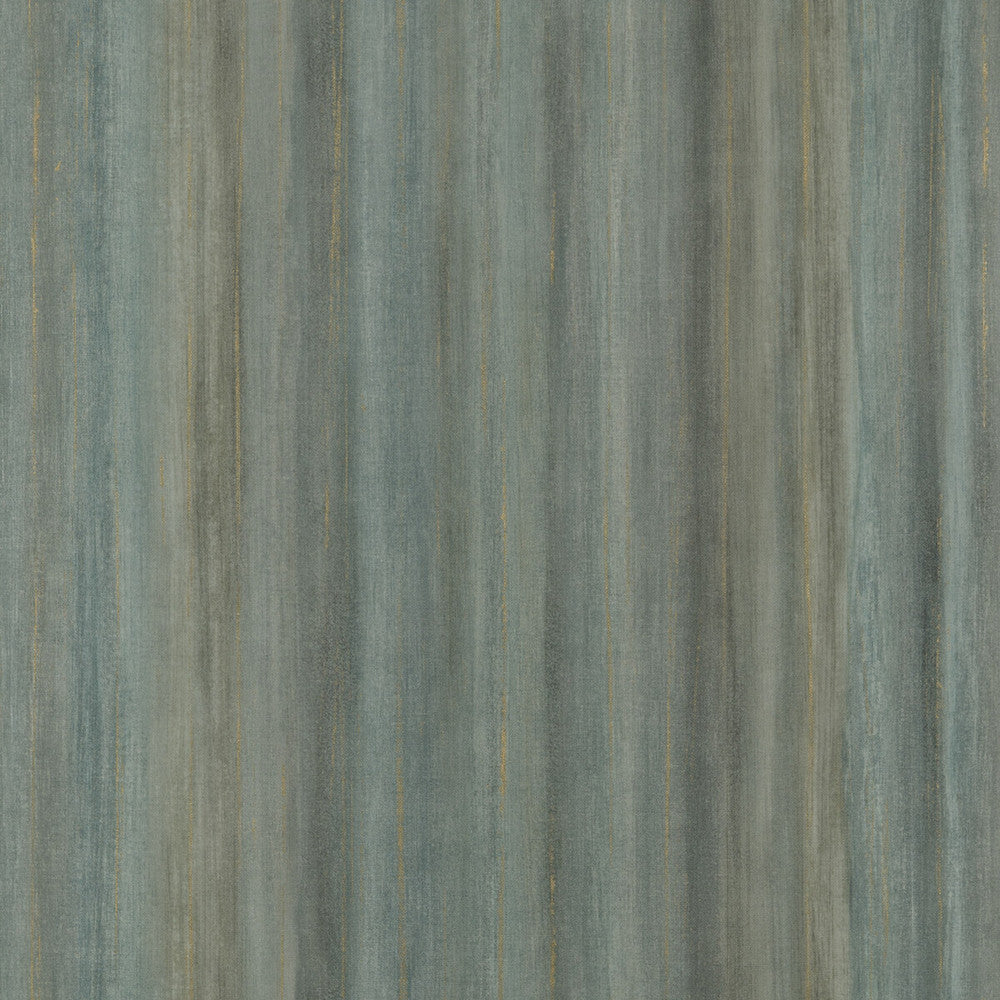 Painted Stripe Teal by Threads Designer Wallcovering VINYL WALLPAPER COLLECTION I PAPER - 100% United Kingdom - Horizontal: - and Vertical: - 26.989 - Swanky Fabrics -