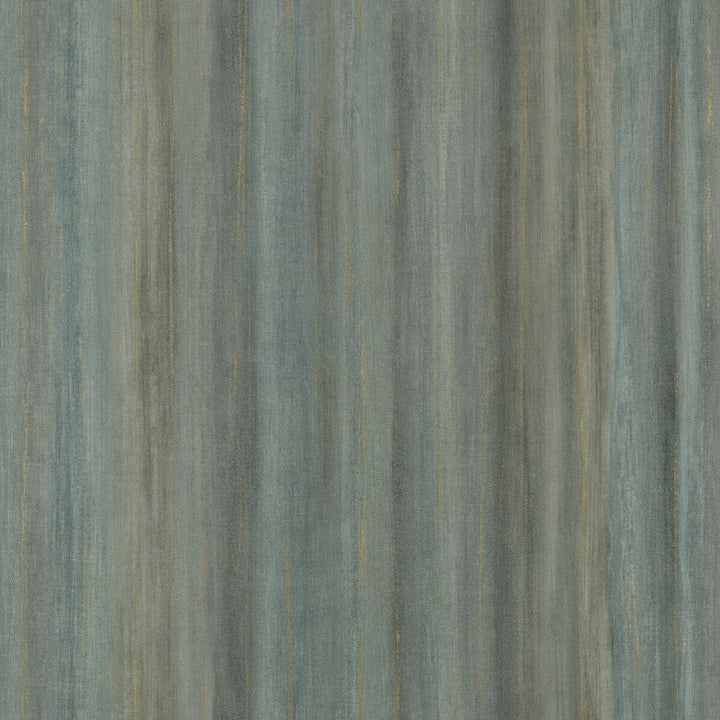 Painted Stripe Teal by Threads Designer Wallcovering VINYL WALLPAPER COLLECTION I PAPER - 100% United Kingdom - Horizontal: - and Vertical: - 26.989 - Swanky Fabrics -