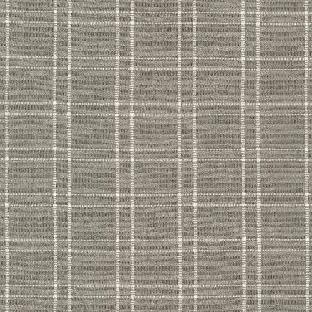 Extract 2 Mushroom by Stout Designer Fabric RAINBOW LIBRARY ALMOND/GRANITE 100%COT INDIA Horizontal: 2.000 and Vertical: 1.750 54 in - Swanky Fabrics -