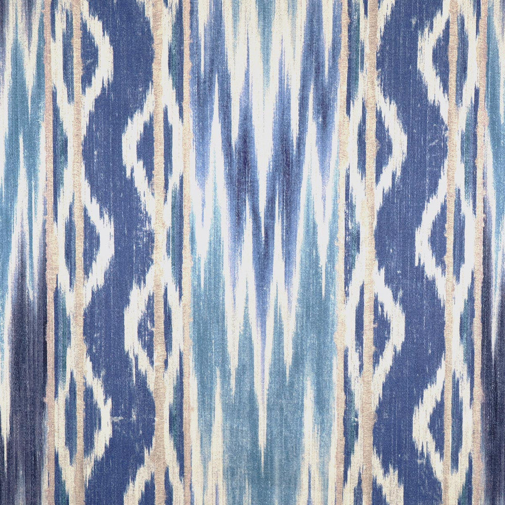 Ezra Blue by Magnolia Designer Fabric - 100% Cotton India 50000 Horizontal: 27 and Vertical: 25.25 54 - Swanky Fabrics -
