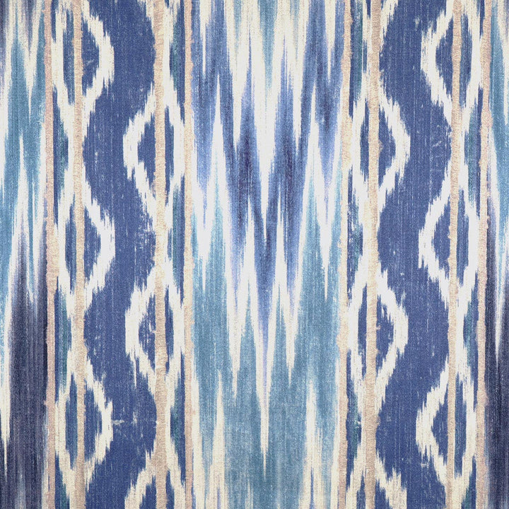 Ezra Blue by Magnolia Designer Fabric - 100% Cotton India 50000 Horizontal: 27 and Vertical: 25.25 54 - Swanky Fabrics -