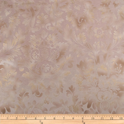 Embellished - Damask - Blush by Europatex Designer Fabric Embellished 100% Polyester China See Sample Horizontal: N/A and Vertical: N/A 118.00 inches  - Swanky Fabrics -