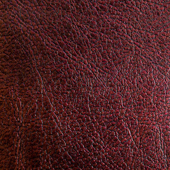 Emperor Ruby Red ER 9 by Naugahyde Designer Fabric See sample 100% Polyurethane USA or Imported Water-based cleaning agents and foam may be used for cleaning. Cleaning by a professional cleaning service is recommended. </p><p>Repeat: Horizontal: and Vertical: 54" - Swanky Fabrics -
