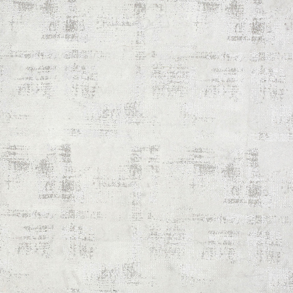 Extravagant A Pure White by Europatex Designer Fabric Social Affair 100% Polyester China Horizontal: 14.2" and Vertical: 20.5" 110" - Swanky Fabrics -