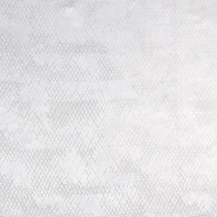 Extravagant B Pure White by Europatex Designer Fabric Social Affair 100% Polyester China Horizontal: 14.2" and Vertical: 17.3" 110" - Swanky Fabrics -