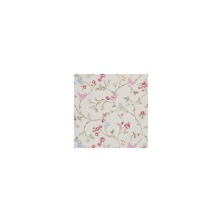 Bird Trail Grey by Clarke And Clarke Designer Fabric CLARKE & CLARKE VINTAGE CLASSICS COTTON - 100% United Kingdom MEDIUM Horizontal: 26.97 and Vertical: 12.6 54 - Swanky Fabrics -