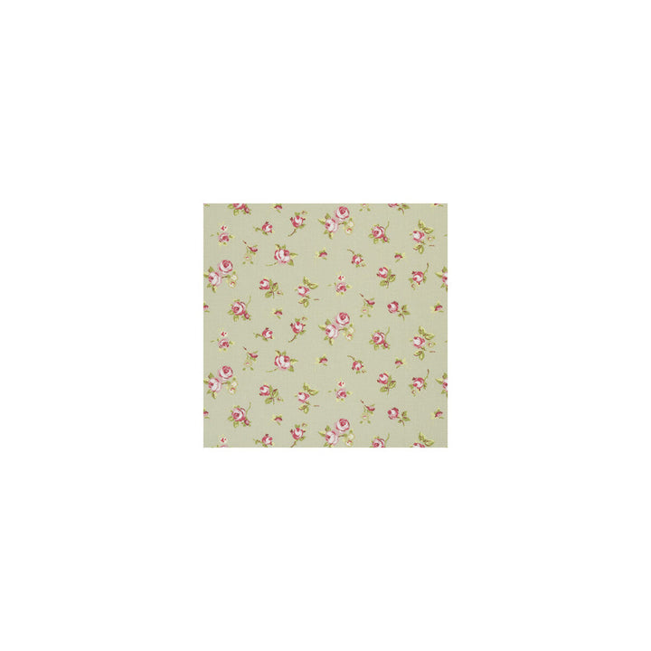 Rosebud Sage by Clarke And Clarke Designer Fabric CLARKE & CLARKE VINTAGE CLASSICS COTTON - 100% United Kingdom MEDIUM Horizontal: 13.39 and Vertical: 6.3 54 - Swanky Fabrics -