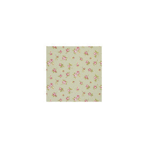 Clarke And Clarke Fabric Rosebud Sage