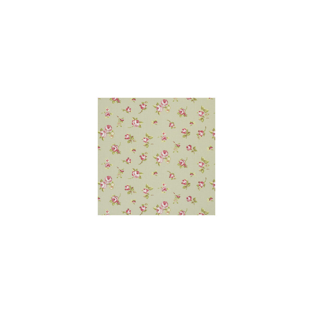 Rosebud Sage by Clarke And Clarke Designer Fabric CLARKE & CLARKE VINTAGE CLASSICS COTTON - 100% United Kingdom MEDIUM Horizontal: 13.39 and Vertical: 6.3 54 - Swanky Fabrics -