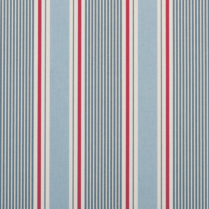 Sail Stripe Marine by Clarke And Clarke Fabric Clarke And Clarke Fabric Sail Stripe MarineFabric CLARKE & CLARKE MARITIME PRINTS COTTON - 100% United Kingdom </p><p>Repeat: H: 6.89, V: 0 54 - Fabric Carolina -