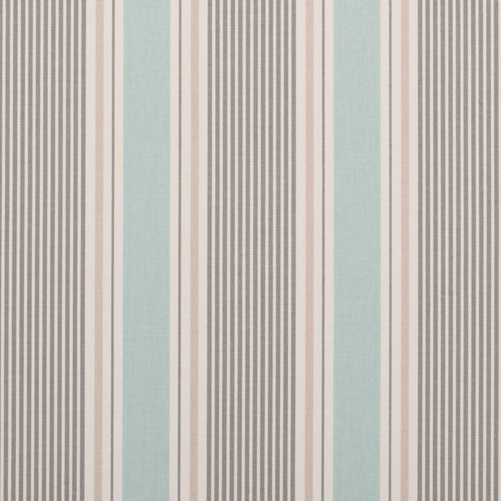 Sail Stripe Mineral by Clarke And Clarke Fabric Clarke And Clarke Fabric Sail Stripe MineralFabric CLARKE & CLARKE MARITIME PRINTS COTTON - 100% United Kingdom </p><p>Repeat: H: 6.89, V: 0 54 - Fabric Carolina -
