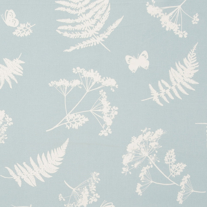 Moorland Duckegg by Clarke And Clarke Designer Fabric CLARKE & CLARKE SKETCH BOOK COTTON - 100% Turkey MEDIUM Horizontal: 26.77 and Vertical: 25.2 54 - Swanky Fabrics -