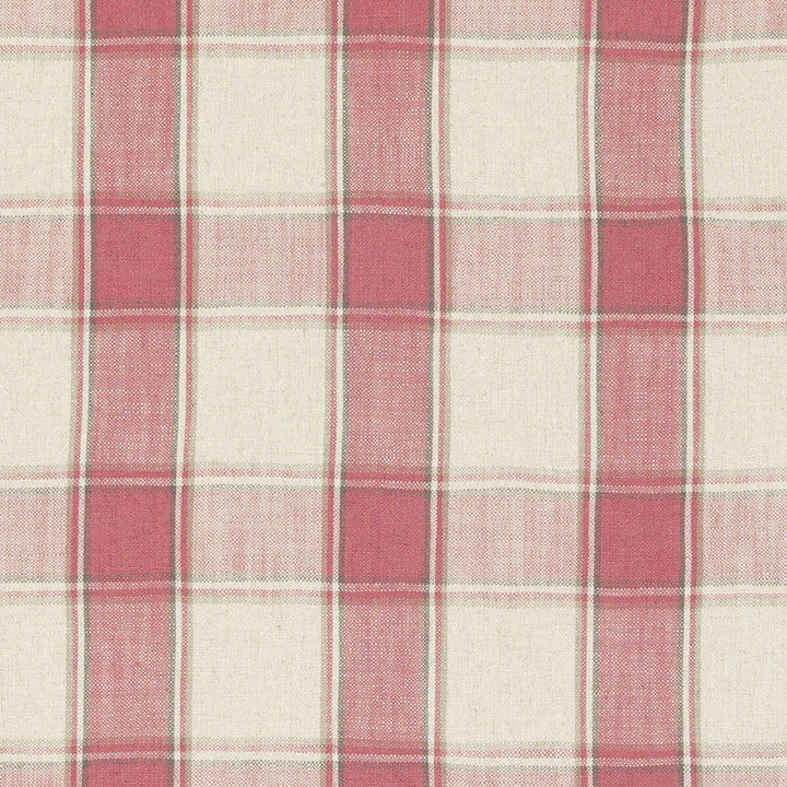 Montrose Raspberry by Clarke And Clarke Designer Fabric CLARKE & CLARKE FAIRMONT VISCOSE - 80%;LINEN - 20% Turkey HEAVY Horizontal: 5.51 and Vertical: 5.51 54 - Swanky Fabrics -
