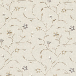 Clarke And Clarke Fabric Mellor Natural