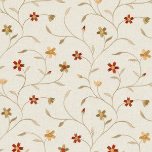 Clarke And Clarke Fabric Mellor Spice