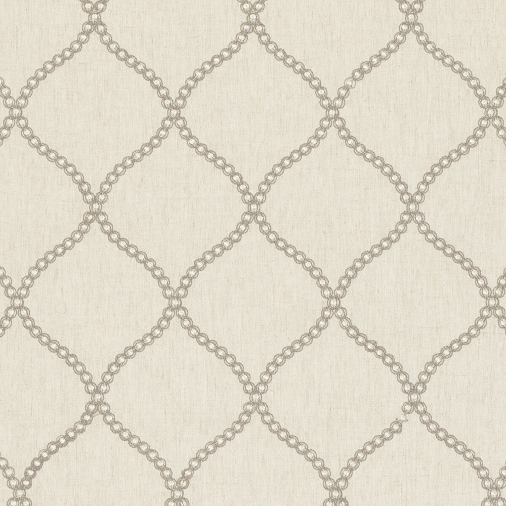 Sawley Natural by Clarke And Clarke Designer Fabric CLARKE & CLARKE RIBBLE VALLEY POLYESTER - 58%;LINEN - 18%;COTTON - 17%;VISCOSE - 7% India - Horizontal: 5.31 and Vertical: 6.3 53 - Swanky Fabrics -