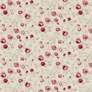 Clarke And Clarke Fabric Maude Raspberry