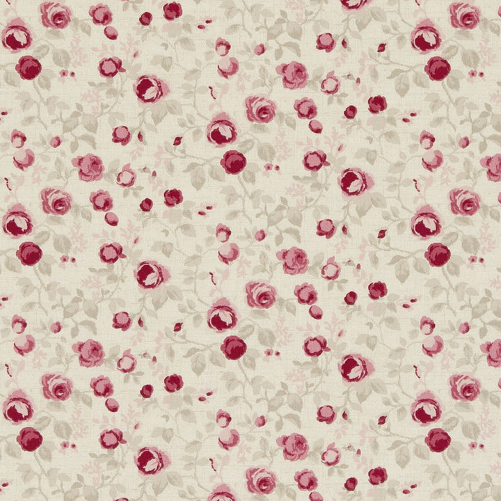 Maude Raspberry by Clarke And Clarke Fabric Clarke And Clarke Fabric Maude RaspberryFabric CLARKE & CLARKE GENEVIEVE COTTON - 100% United Kingdom </p><p>Repeat: H: , V: 55.125 - Fabric Carolina -