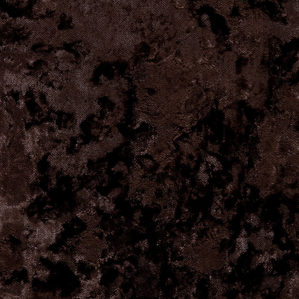 Crush Chocolate by Clarke And Clarke Designer Fabric CLARKE & CLARKE CRUSH POLYESTER - 100% China HEAVY Horizontal: 0 and Vertical: 0 55 - Swanky Fabrics -