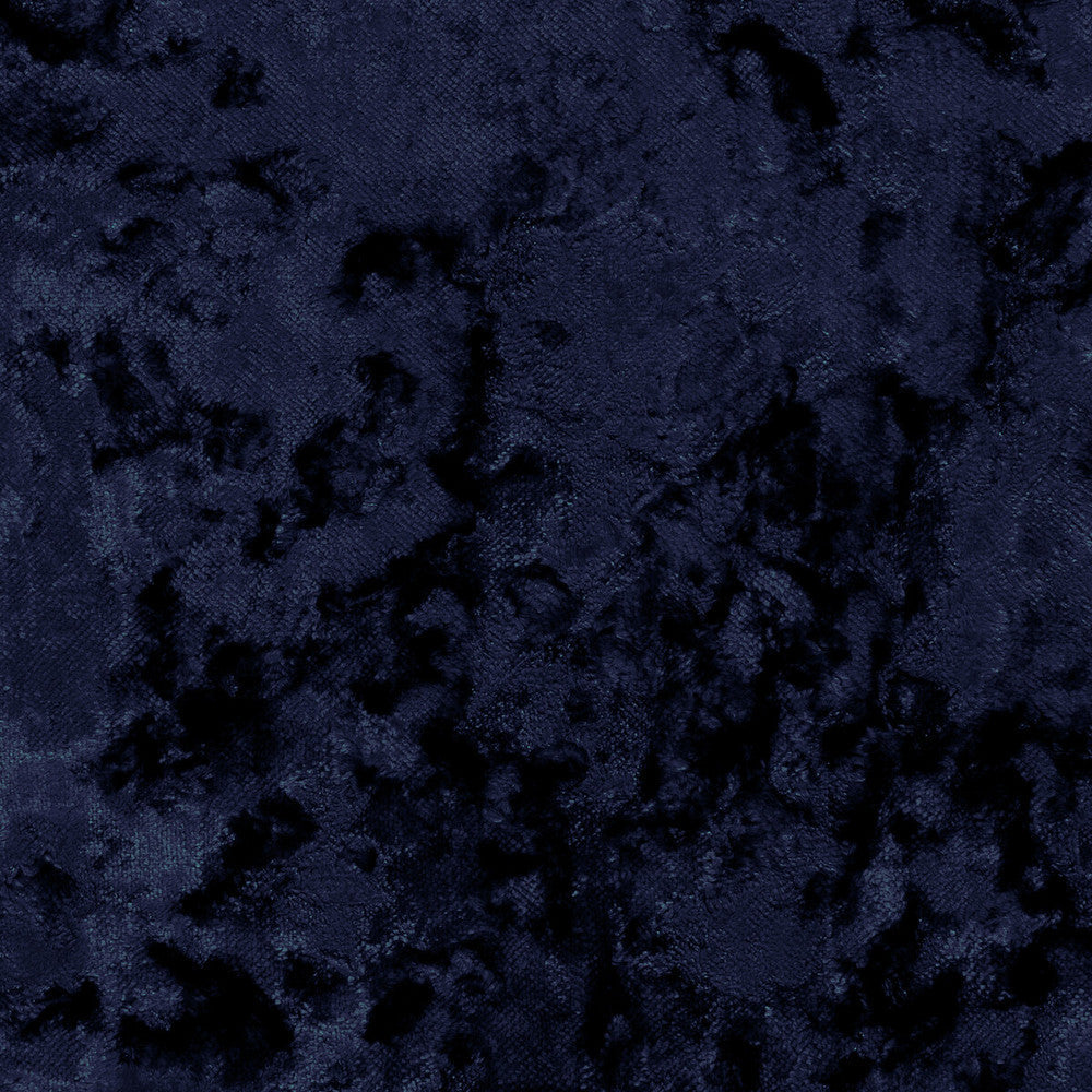 Crush Midnight by Clarke And Clarke Designer Fabric CLARKE & CLARKE CRUSH POLYESTER - 100% China HEAVY Horizontal: 0 and Vertical: 0 55 - Swanky Fabrics -