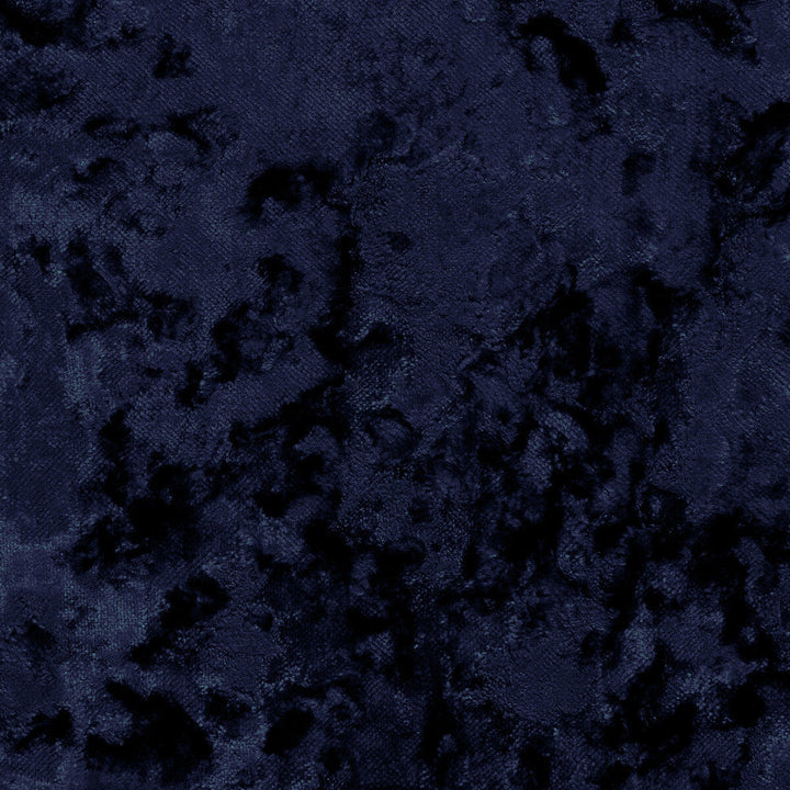 Crush Midnight by Clarke And Clarke Designer Fabric CLARKE & CLARKE CRUSH POLYESTER - 100% China HEAVY Horizontal: 0 and Vertical: 0 55 - Swanky Fabrics -